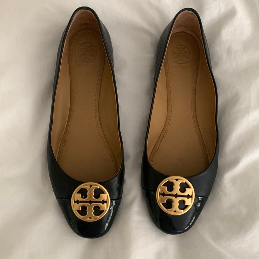 Tory Burch Black Flats 7.5